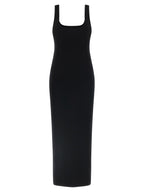 Entire Studios Black Viscose Midi Dress