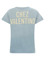 Valentino Garavani Blue Cotton T-Shirt