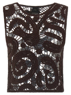 Brown Viscose Blouse