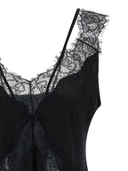 PINKO Black Viscose Sleeveles T-Shirt