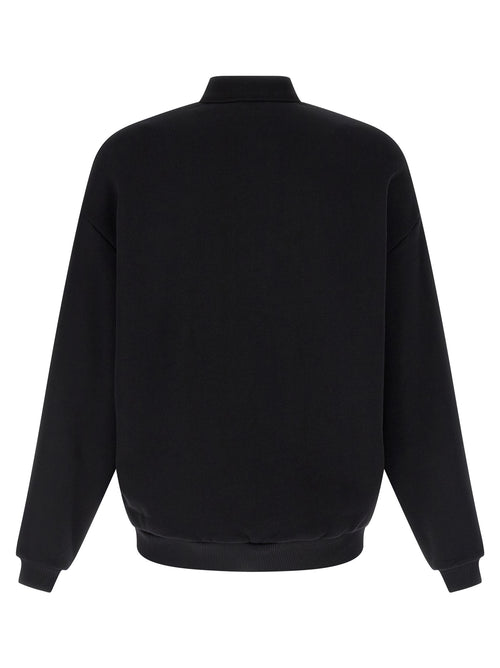 Autry Black Cotton Sweatshirt