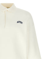 Autry White Cotton Sweatshirt