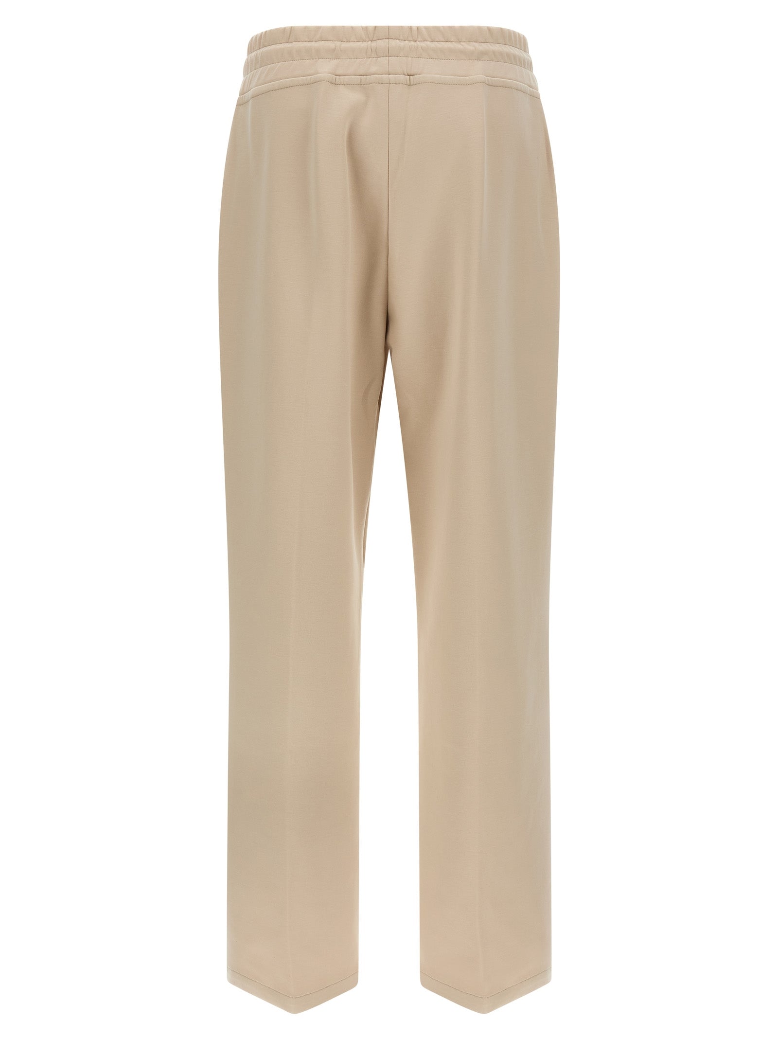 Beige Cotton Joggers (Workout Pants)