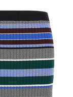 Multicolor Viscose Midi Skirt