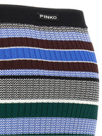 Multicolor Viscose Midi Skirt