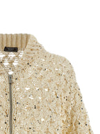 Peserico Beige Cotton Cardigan
