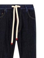 Dsquared² Blue Cotton Straight-Leg Jeans