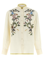 Valentino Garavani Beige Linen Blouse