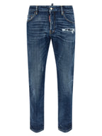 Dsquared² Blue Cotton Jeans Denim