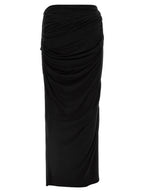 Entire Studios Black Viscose Mini Skirt
