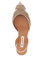 Aquazzura Multicolor Textile Mid Heel Pumps