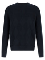 Ballantyne Blue Cotton Cardigan