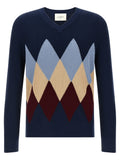 Ballantyne Blue Cotton Cardigan