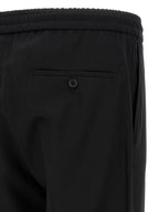 Incotex Black Virgin Wool Casual Pants