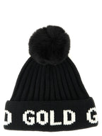 GOLDBERGH Black Marabou Beanie