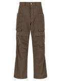 DRKSHDW Brown Cotton Cargo Pants