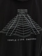 Rick Owens Black Cotton Sweatshirt