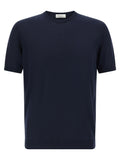 Roberto Collina Blue Cotton Cardigan