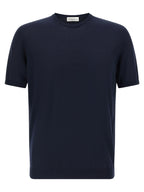 Roberto Collina Blue Cotton Cardigan