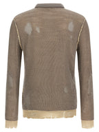 Diesel Gray Cotton Cardigan