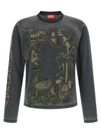 Diesel Gray Cotton Sportswear