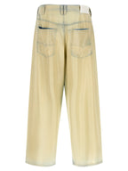 Diesel Beige Lyocell Jeans Denim