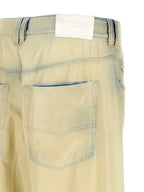 Diesel Beige Lyocell Jeans Denim