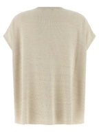Fabiana Filippi Gold Cotton Cardigan