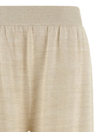 Fabiana Filippi Gold Cotton Casual Pants