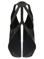 Rick Owens Black Bull Skin Sleeveless Jacket