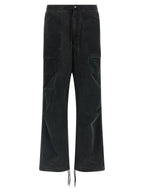 Entire Studios Black Cotton Cargo Pants