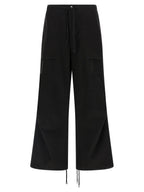 Entire Studios Black Cotton Cargo Pants