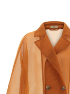 Herno Orange Polyester Coat
