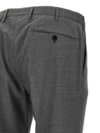 Incotex Gray Virgin Wool Dress Pants
