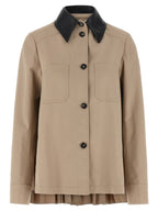 Sportmax Beige Polyester Coat