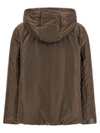 Max Mara Brown Polyester Full-Length Jacket