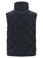 Max Mara Blue Polyamide Sleeveless Jacket