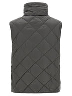 Max Mara Gray Polyamide Sleeveless Jacket