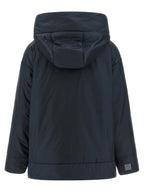 Max Mara Blue Polyester Shell Jacket