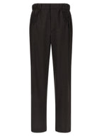 Kiko Kostadinov Brown Virgin Wool Casual Pants