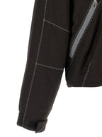 Kiko Kostadinov Brown Virgin Wool Full-Length Jacket
