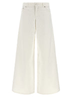 Stella McCartney White Cotton Jeans Denim