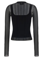 Sportmax Black Viscose Cardigan