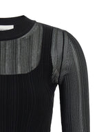 Sportmax Black Viscose Cardigan
