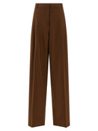 Max Mara Brown Virgin Wool Casual Pants