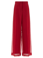 Max Mara Multicolor Silk Casual Pants