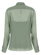 Max Mara Bicolor Silk Blouse