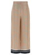 Max Mara Blue Silk Pants