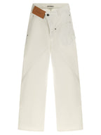 J.W.Anderson White Cotton Jeans Denim