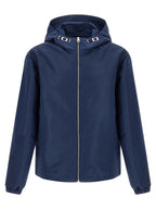 Givenchy Blue Polyester Shell Jacket
